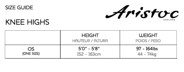 Aristoc Luxury Opaque Soft Microfibre Knee High Socks 80 Denier
