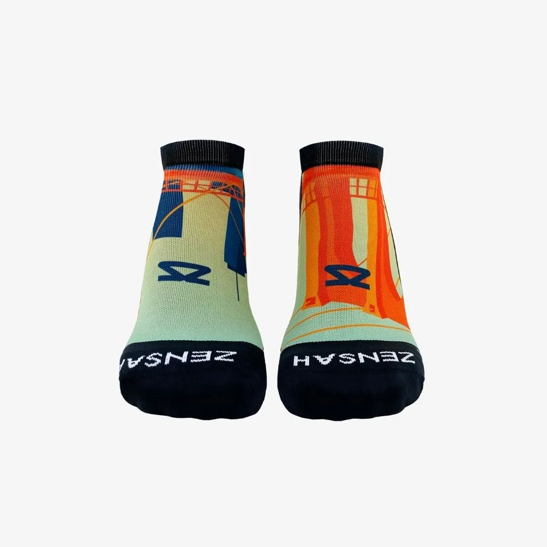 Brooklyn Postcard Running Socks (No Show)