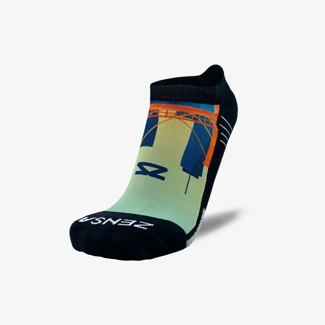 Brooklyn Postcard Running Socks (No Show)