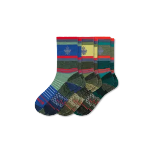 Cotopaxi x Bombas Merino Wool Blend Hiking Calf Sock 3-Pack