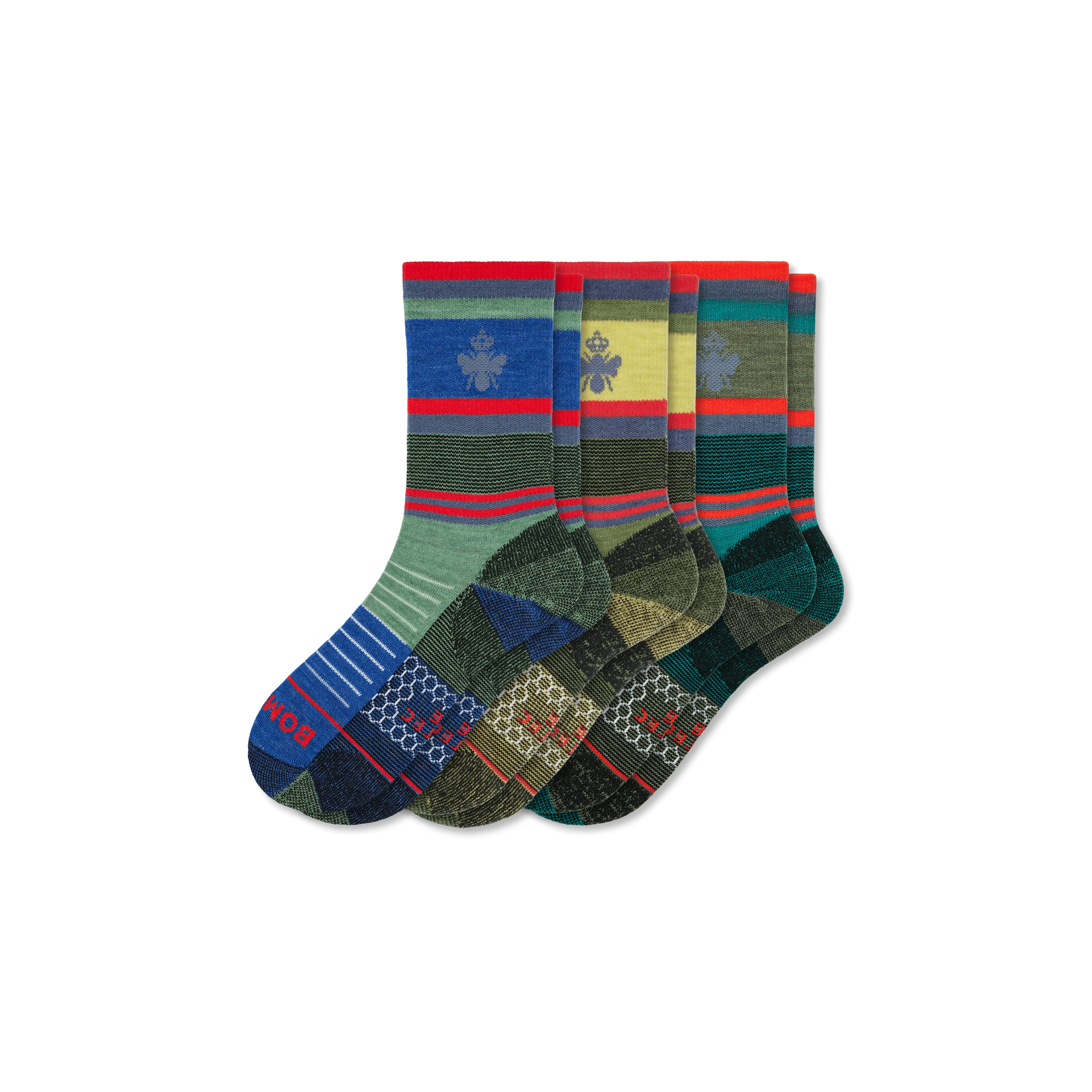 Cotopaxi x Bombas Merino Wool Blend Hiking Calf Sock 3-Pack