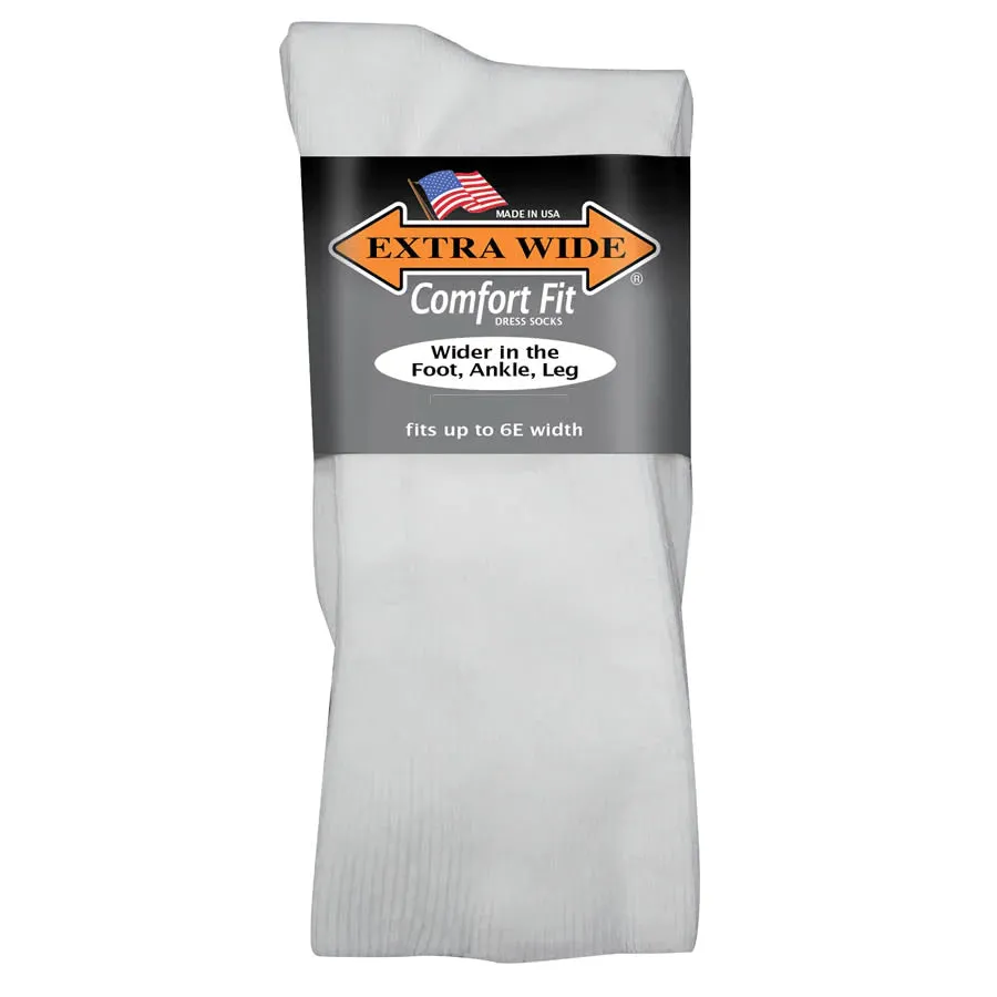 Extra Wide Diabetic Dress Socks