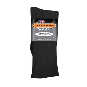 Extra Wide Diabetic Dress Socks