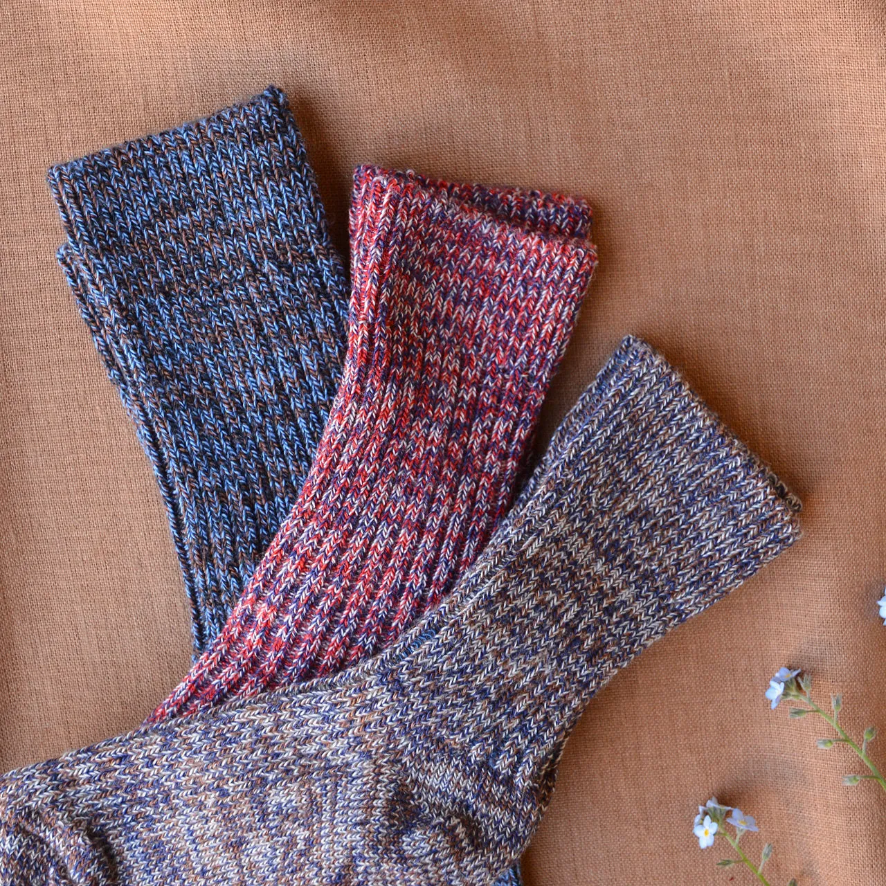 FUB Merino Wool Socks - Thick Melange Knit (Kids 29-36) *Last Ones