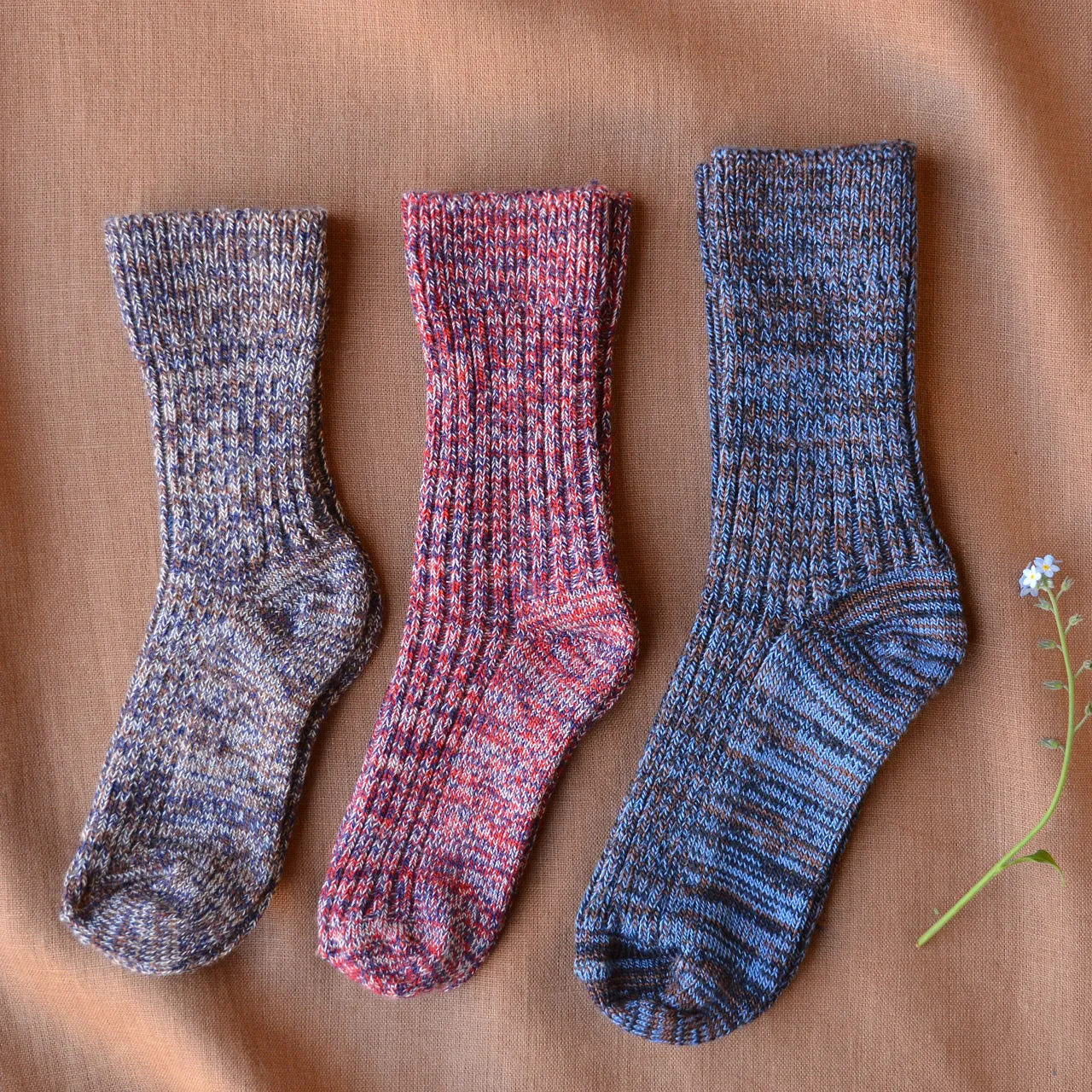 FUB Merino Wool Socks - Thick Melange Knit (Kids 29-36) *Last Ones