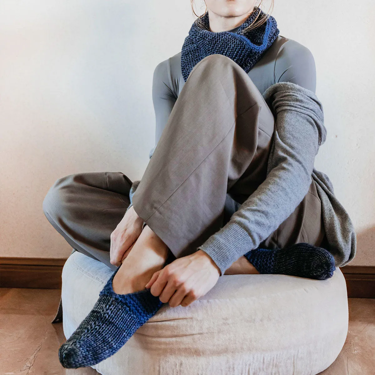 GIFT SET #2: Ballerina Sock   Merino Cowl