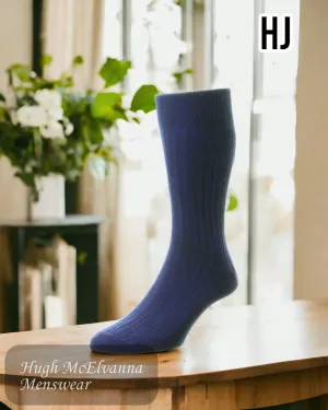 HJ Navy Short Sock - HJ111