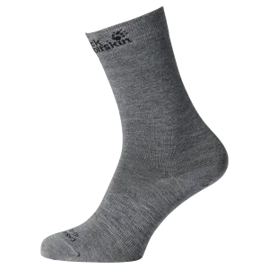 Jack Wolfskin Merino Wool Classic Cut Socks MADE IN ITALY Hiking Outdoor