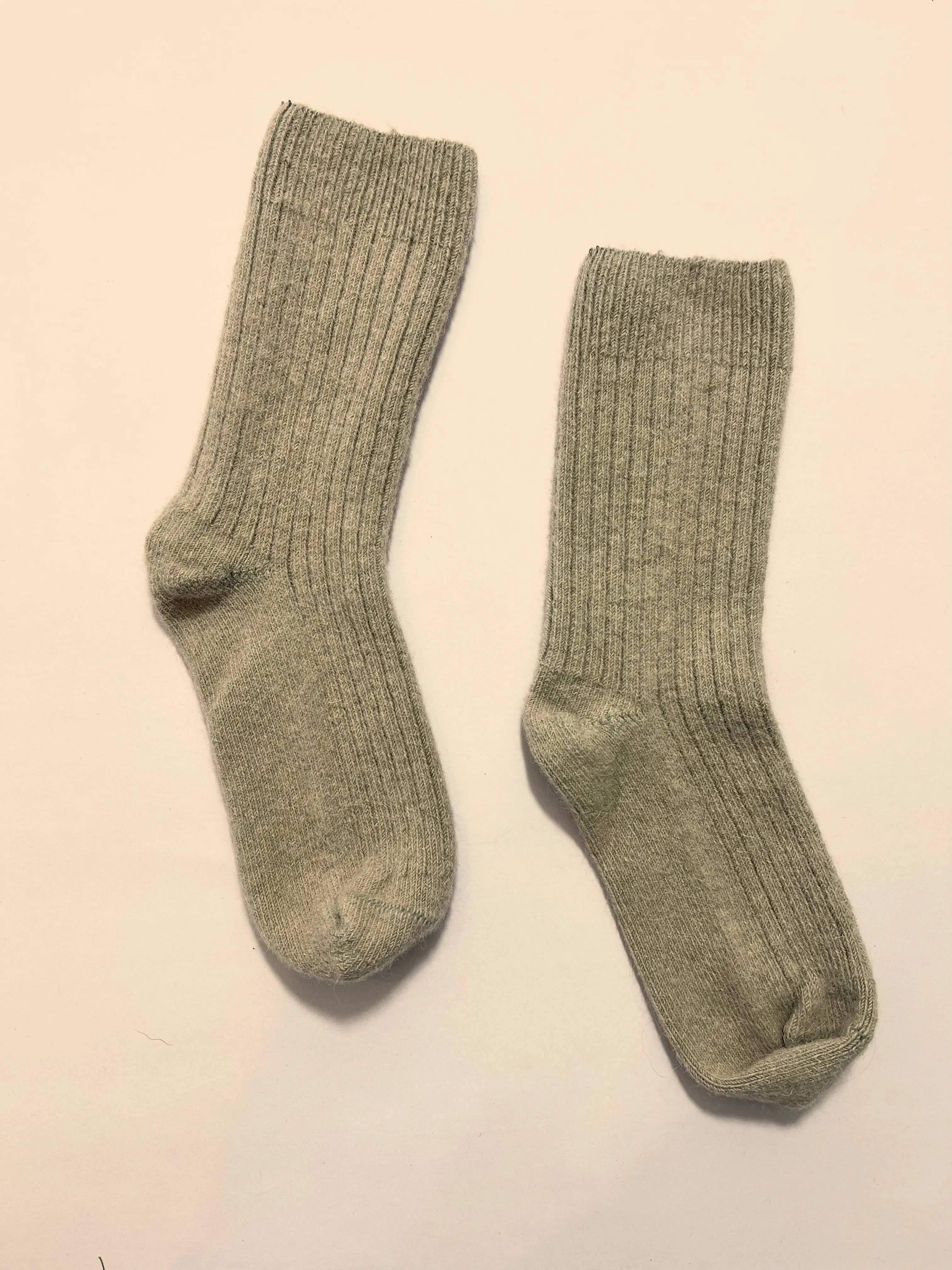 Luxury Alpaca Blend Socks in Sandstone - Aussie Made