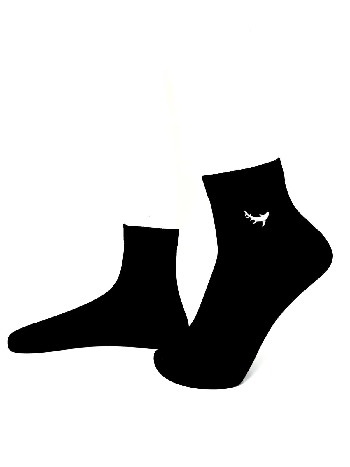 Men's Ankle Solids- Black