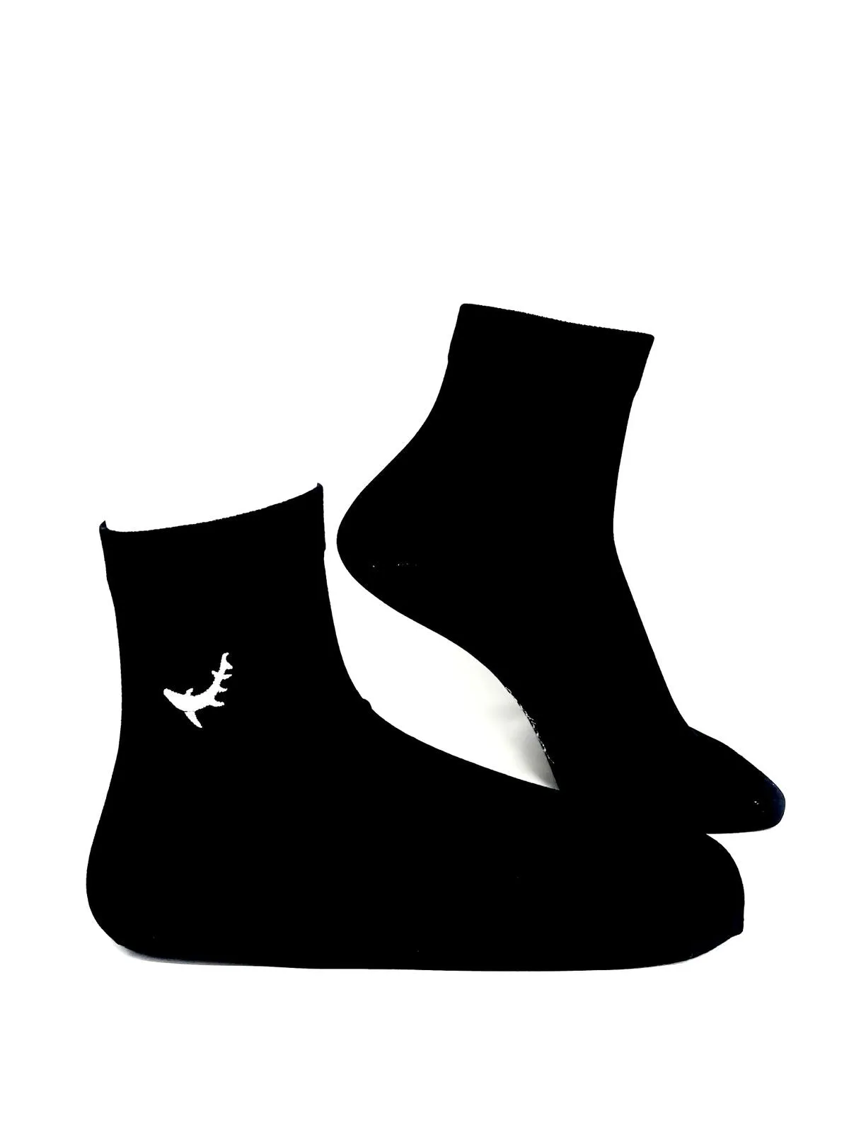 Men's Ankle Solids- Black