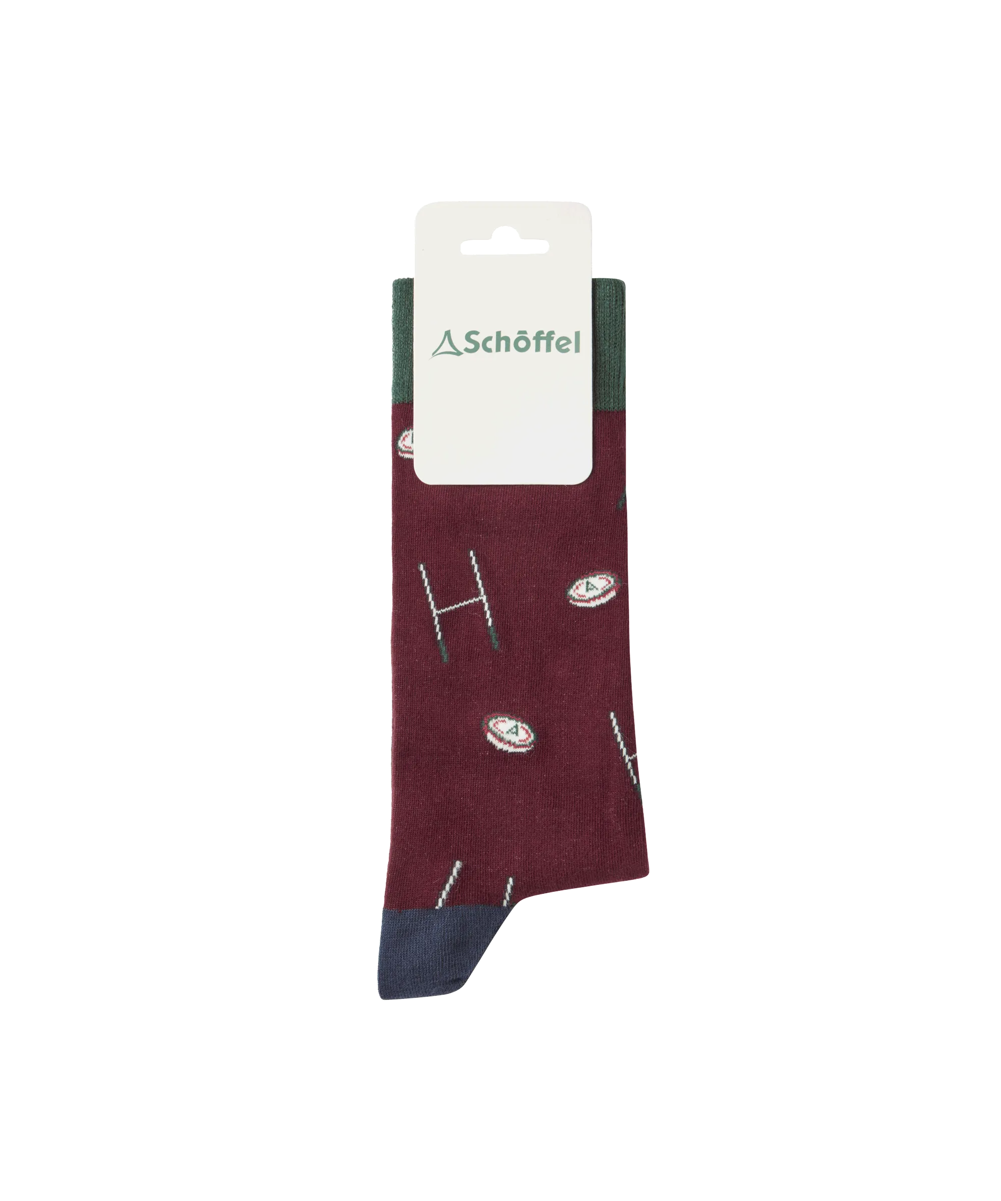Men's Cotton Socks - Woodland Rugby