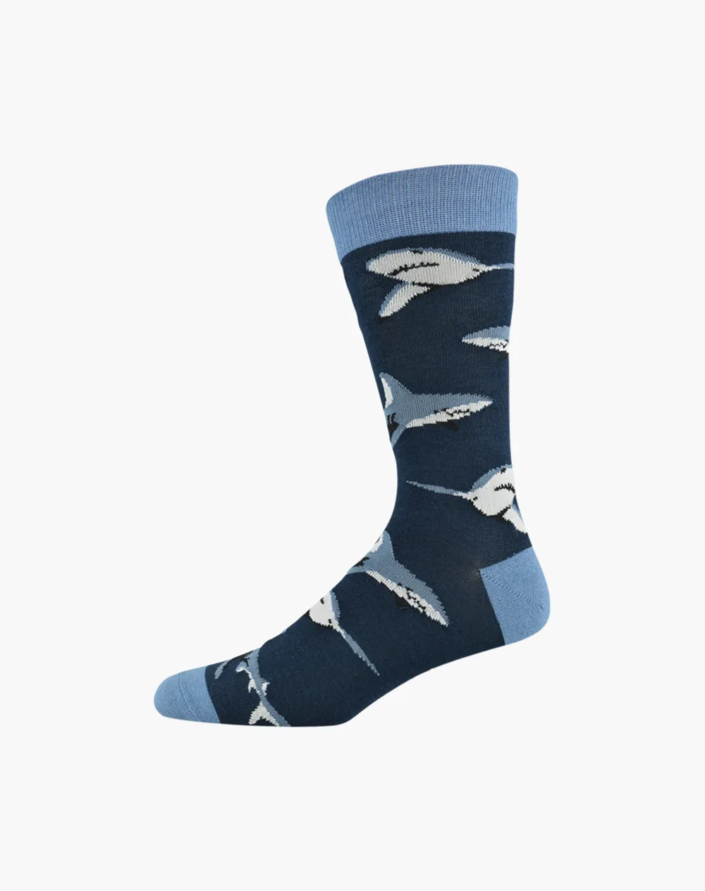 MENS JAWS BAMBOO SOCK - KING SIZE