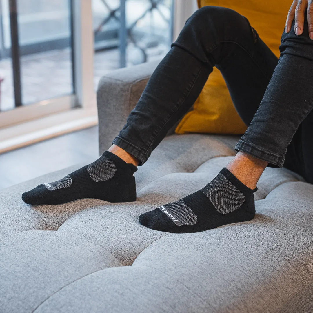 Men's Socks 4 Pack - Black