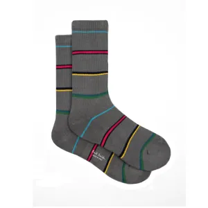 PAUL SMITH Cillian Stripe Socks - Grey