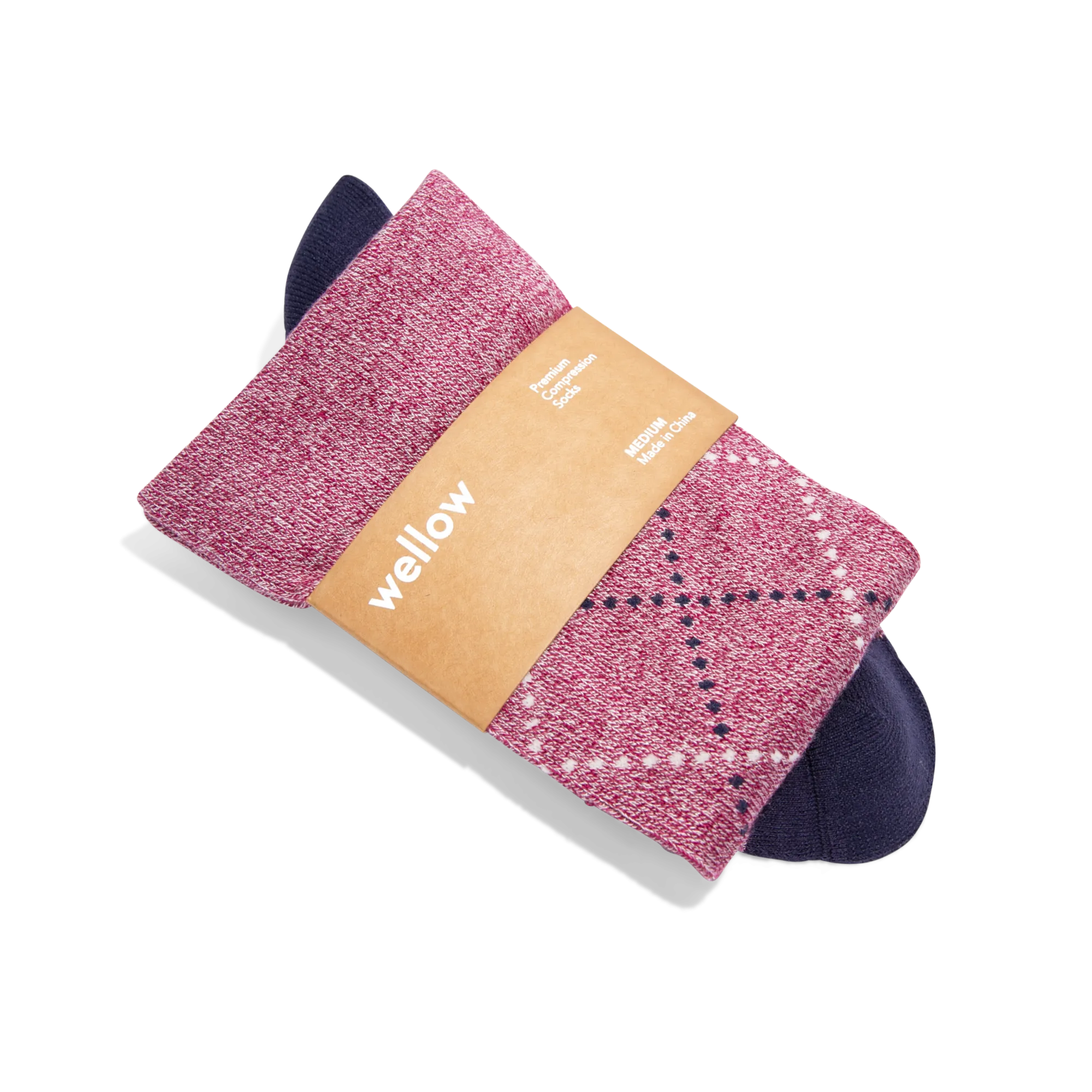 Plum Twist Argyle