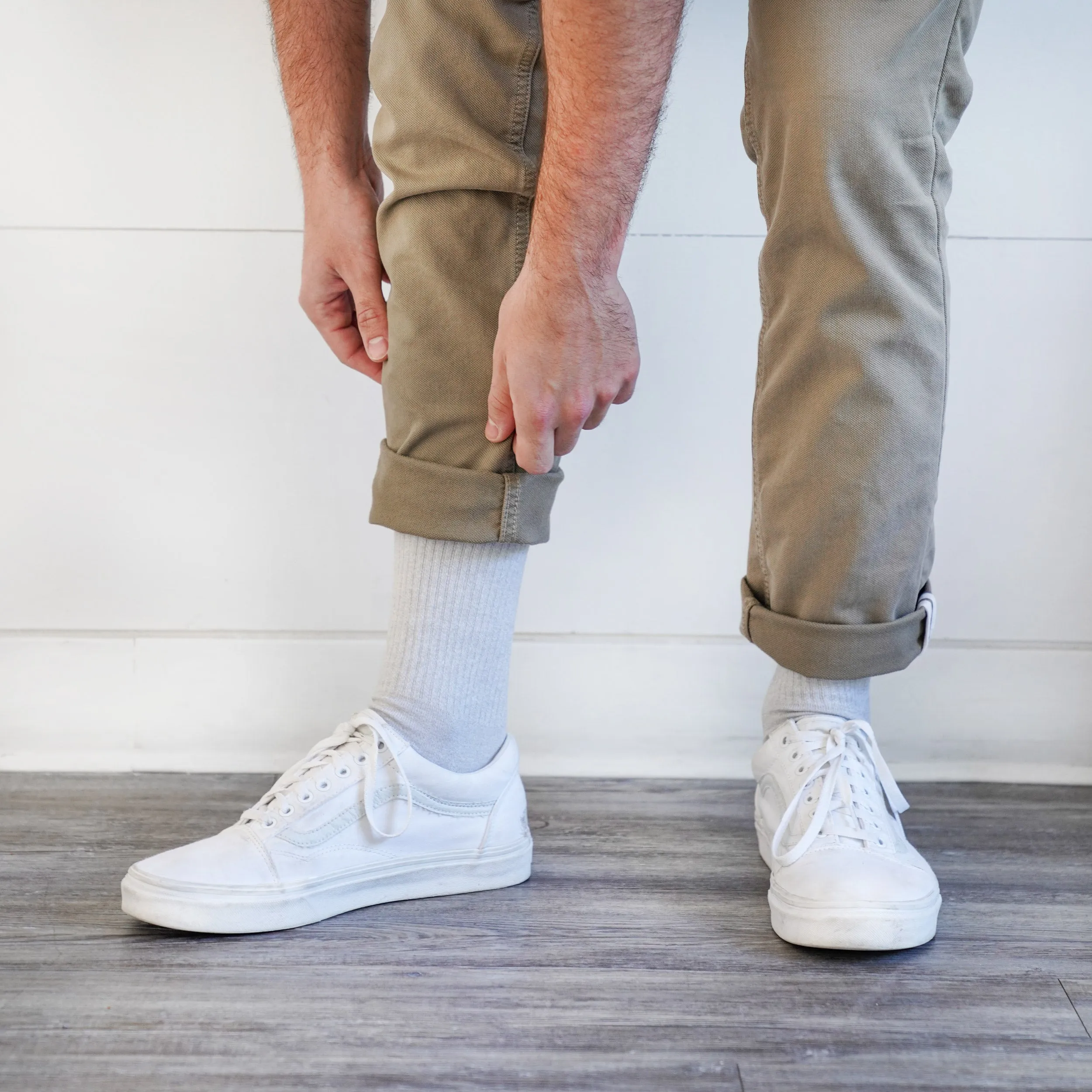Premium Crew Socks Grey