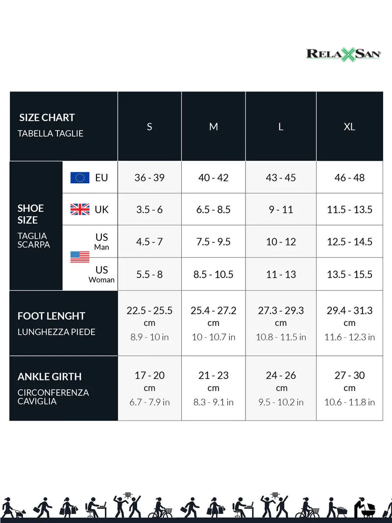 Relaxsan Pattern Compression Socks 15-20 mmHg