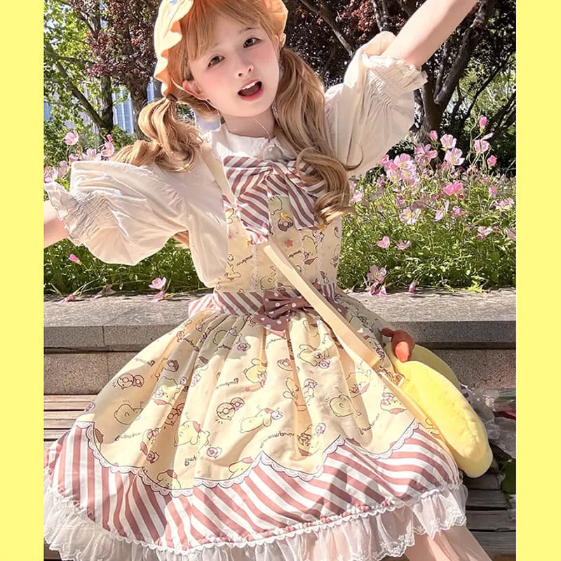 Sanrio Pom-Pom-Purin Character Lolita Dress Set
