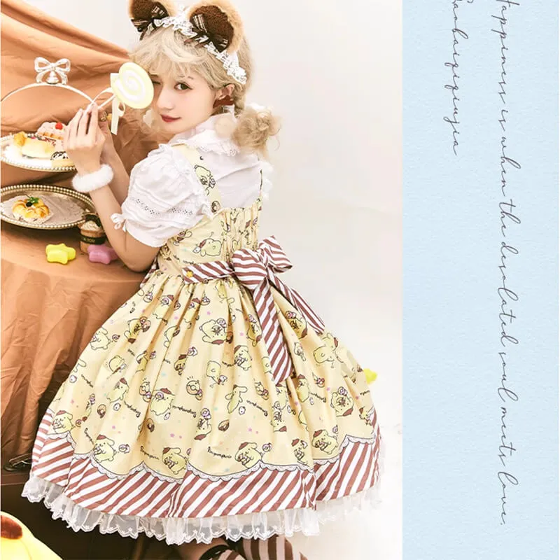 Sanrio Pom-Pom-Purin Character Lolita Dress Set