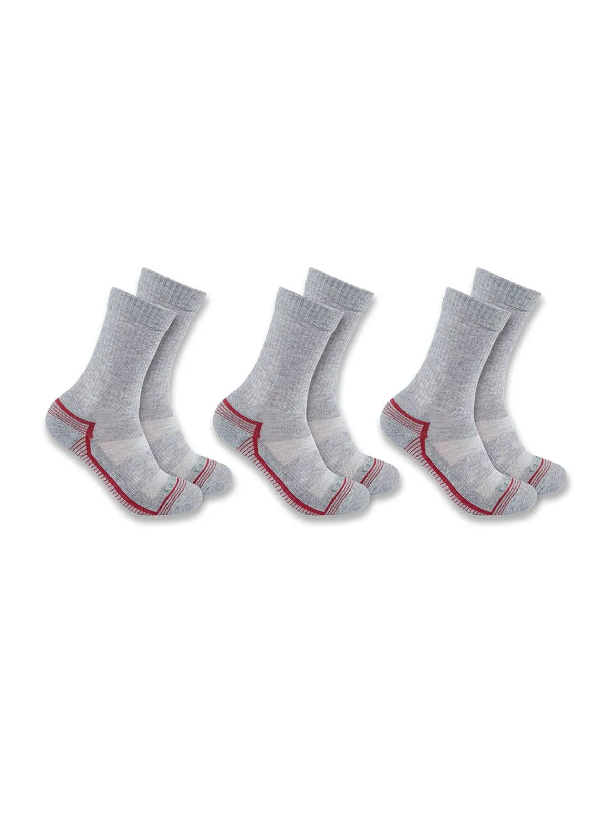 SC6423W&#x20;Women&#x27;s&#x20;Work&#x20;Socks&#x20;Force&#x20;Crew&#x20;3-pack&#x20;-&#x20;Carhartt