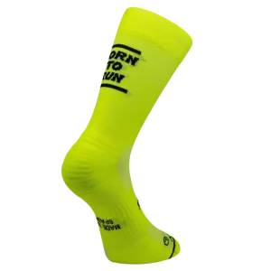 Sporcks - Running Sock - Born To Run Yellow