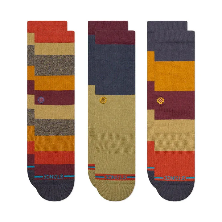 Stance Cabin Fever Crew Socks - 3 pk
