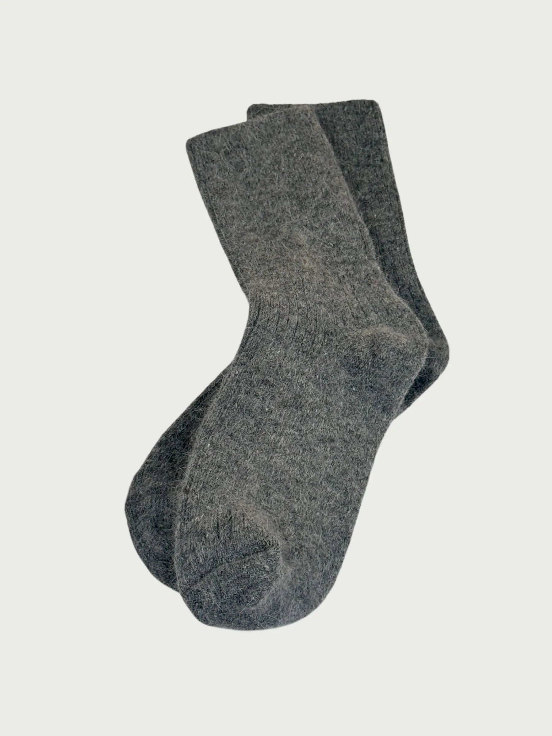 Tibetan Wool Sock, Grey