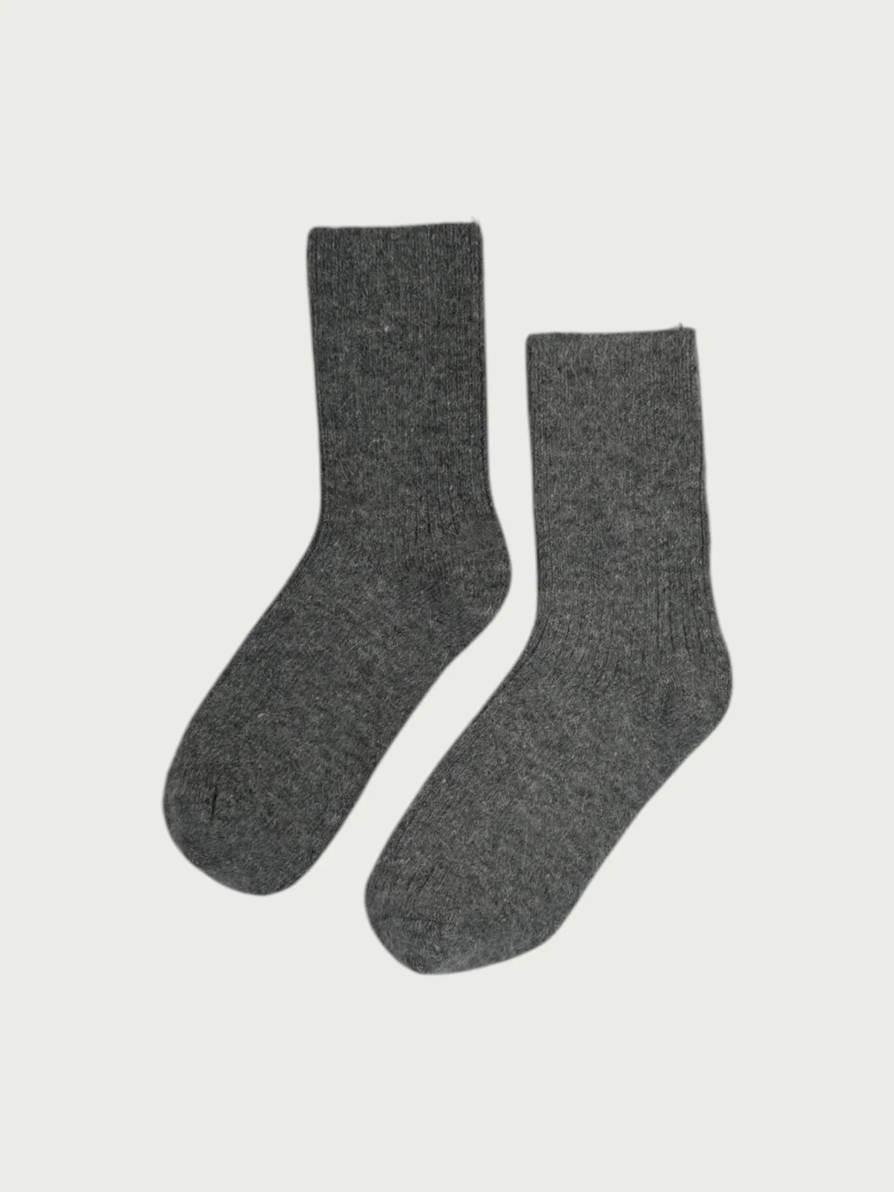 Tibetan Wool Sock, Grey