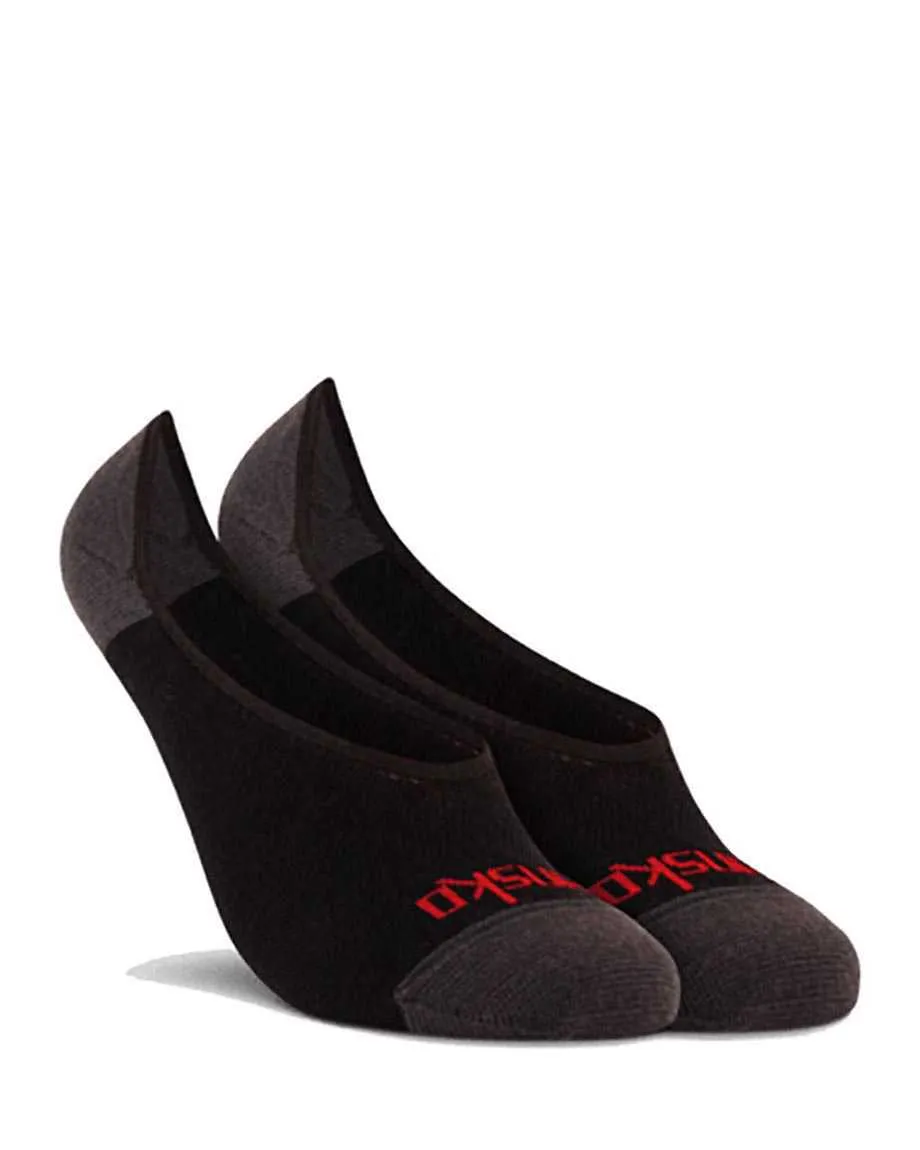 Two Tone No Show Black