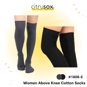 Woven Above Knee Socks
