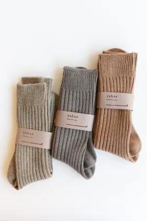 Yahae Yak Ribbed Socks